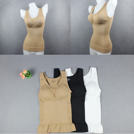 European and American Cross-border Underwear Tight Clothes Women's Long Seamless Body Shaping Vest Women's Large Size Body-fitting Underwear