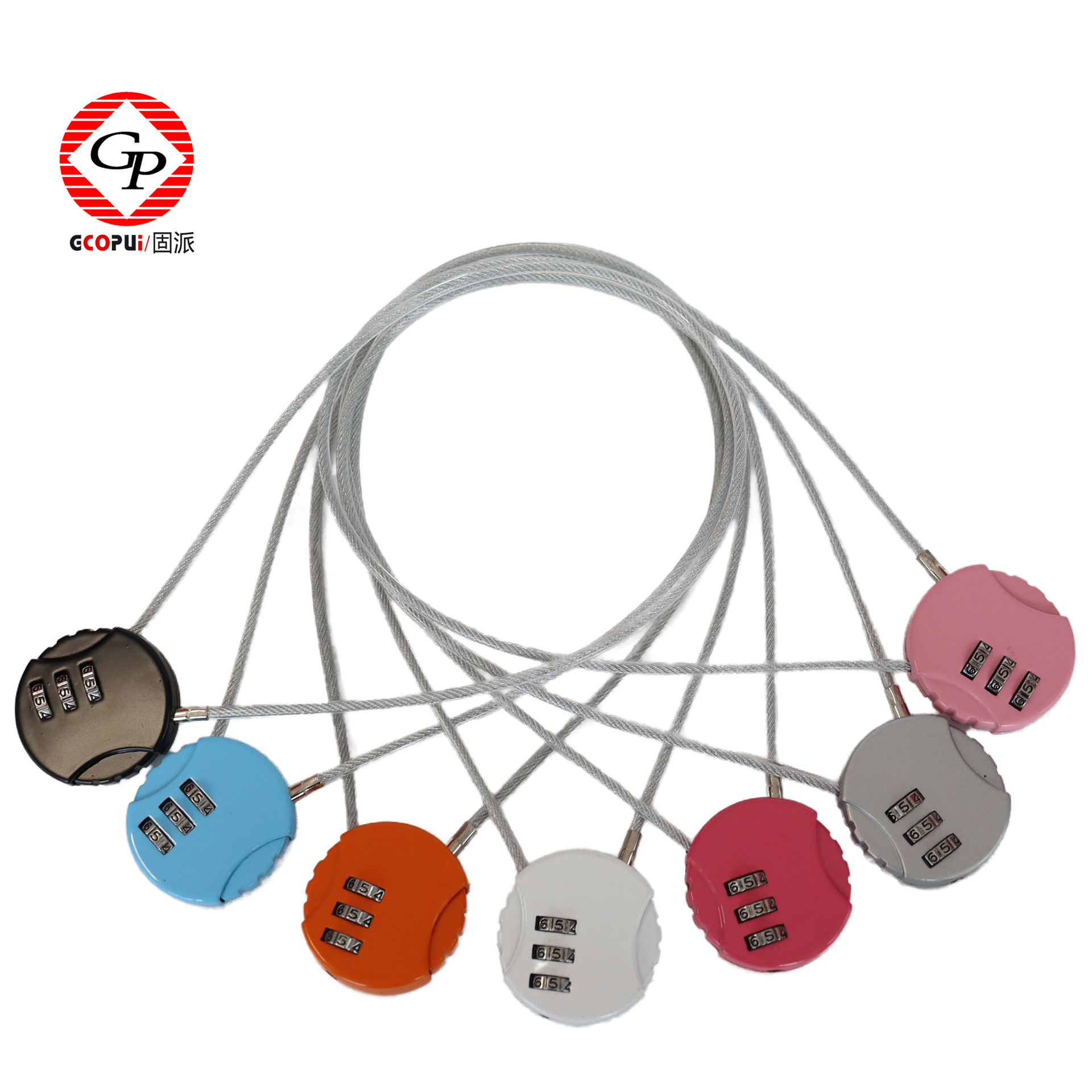 Замок для шлема мотоцикла, противоугонный кодовый замок, удлиненный трос