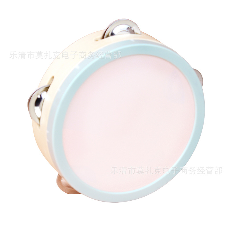 Children's Fun Hand Clapping Tambourine 3-6 Years Old Clapping Drum Rattle Educational Early Education Enlightenment Percussion Instrument Baby Toy