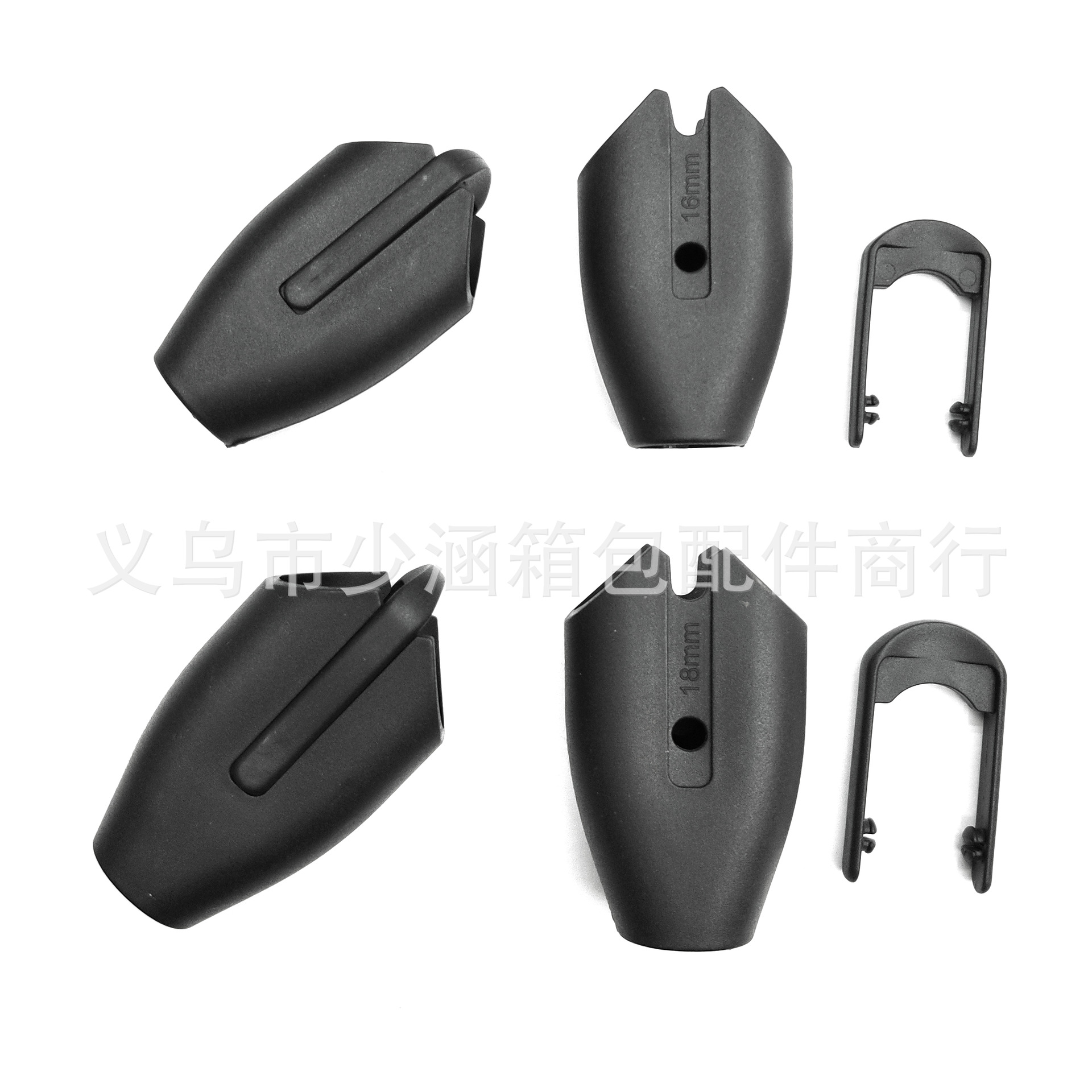 Factory 6 ~ 22mm plastic pet rope round barrel buckle traction rope casing dog rope sleeve buckle accessories supply