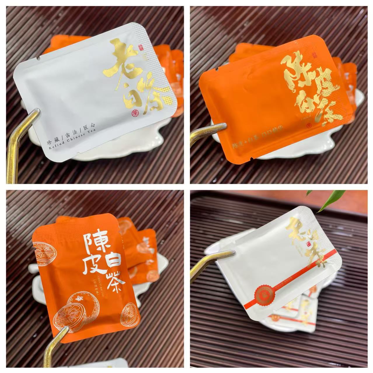 Фудин белый чай мандариновый белый чай старый белый чай маленькие квадратные печенья чай маленькие пузырьковые чайные пакетики маленький круглый блин чай оптом