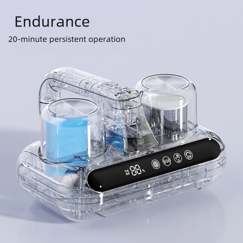 Cross-border anti-mite instrument anti-mite artifact large suction household UV sterilization machine handheld convenient wireless vacuum cleaner