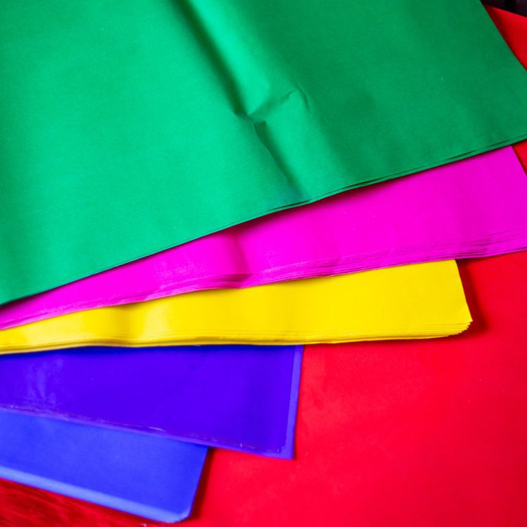 Factory wholesale five-color paper paper-cut religious sacrifice advertising paper large thick high quality couplet colorful raw pulp paper