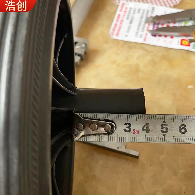 Sanitation garbage bucket wheel 100/120/240L L plastic garbage bucket wheel multi-specification trash can rubber wheel