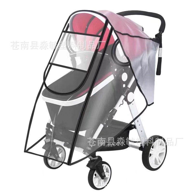Eva High-Transparency Material Film Stroller Protective Cover Ultra-Clear 100% Eva Environmentally Friendly Non-Toxic, Odorless and Ultra-Transparent Material