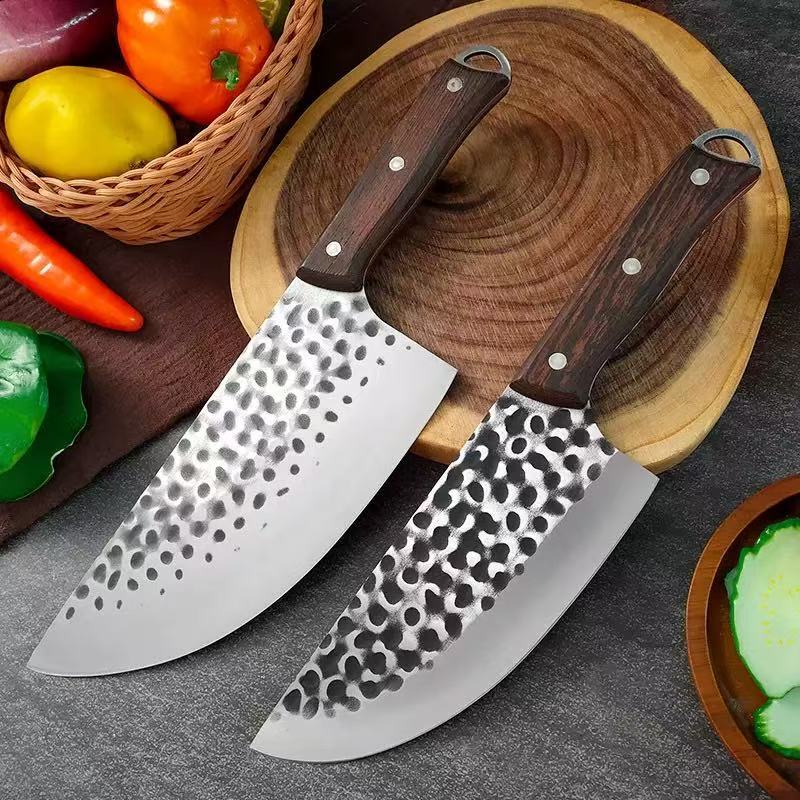 Factory Butcher Boning Knife Set Forged Meat Cutting Knife Extended Length Pig Slaughtering Knife Sheep Skinning Meat Cutting Knife Wholesale