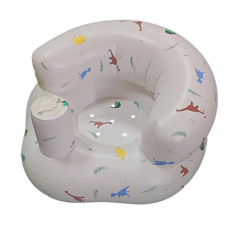Factory Wholesale Inflatable Learning Chair Baby Inflatable Bath Stool Baby Seat Baby Seat Bb