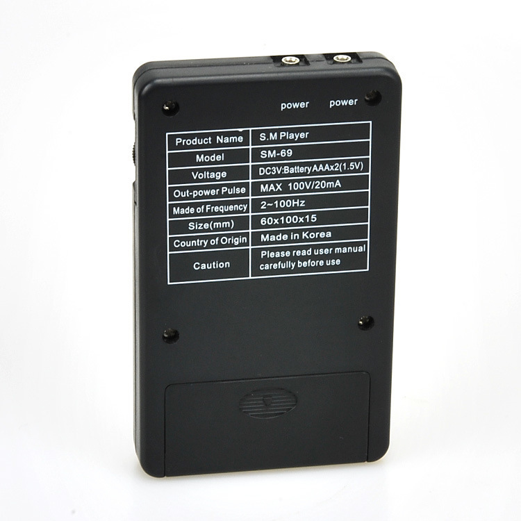 Multifunctional English Double-Headed Electric Shock Physiotherapy Massager Video Game Expert Alternative Toy Massager Host