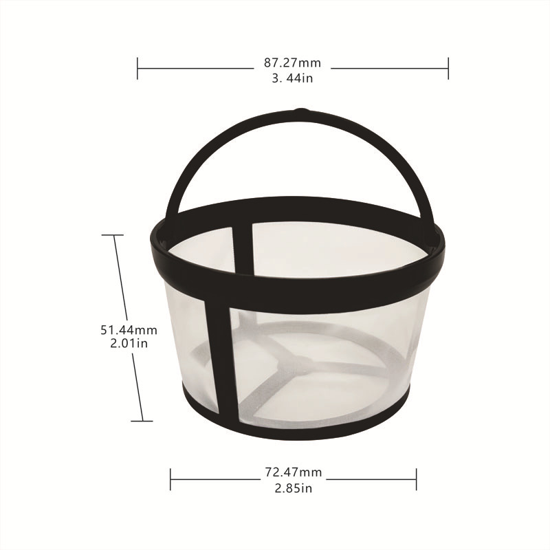 Coffee filter tea filter FDA filter 304 stainless steel mesh nylon coffee machine filter 4 cups 8 cups 12 cups