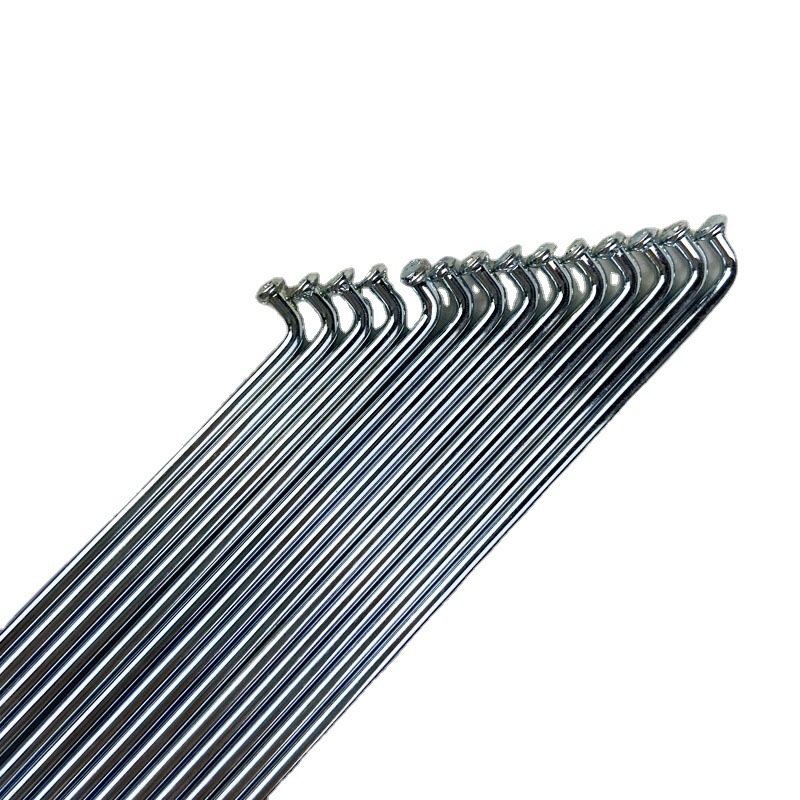 [S Smooth Spokes Reducing Diameter] 45 Steel 13G/14G Reducing Spokes Japanese Bicycle Accessories Spokes