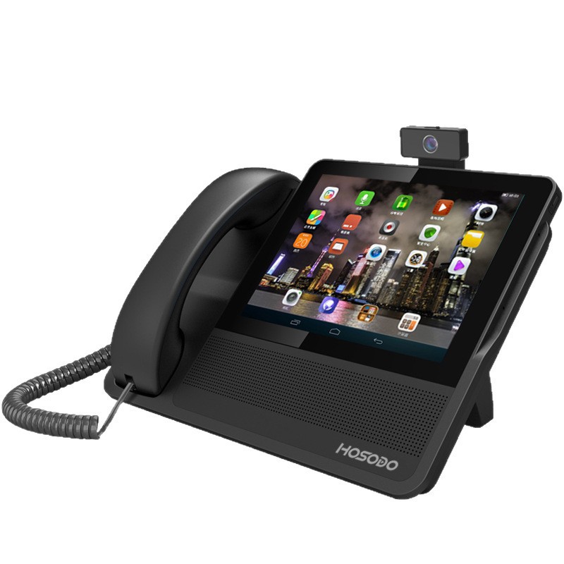 Neutral Panel Ip Recording Phone Enterprise-Level High-Definition Video Conferencing Pstn+Voip Dual-Mode Ip Phone