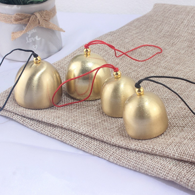 Латунный колокольчик с молоточком, металлический маленький колокольчик для DIY, рождественская праздничная подвеска, маленький висячий Ornament