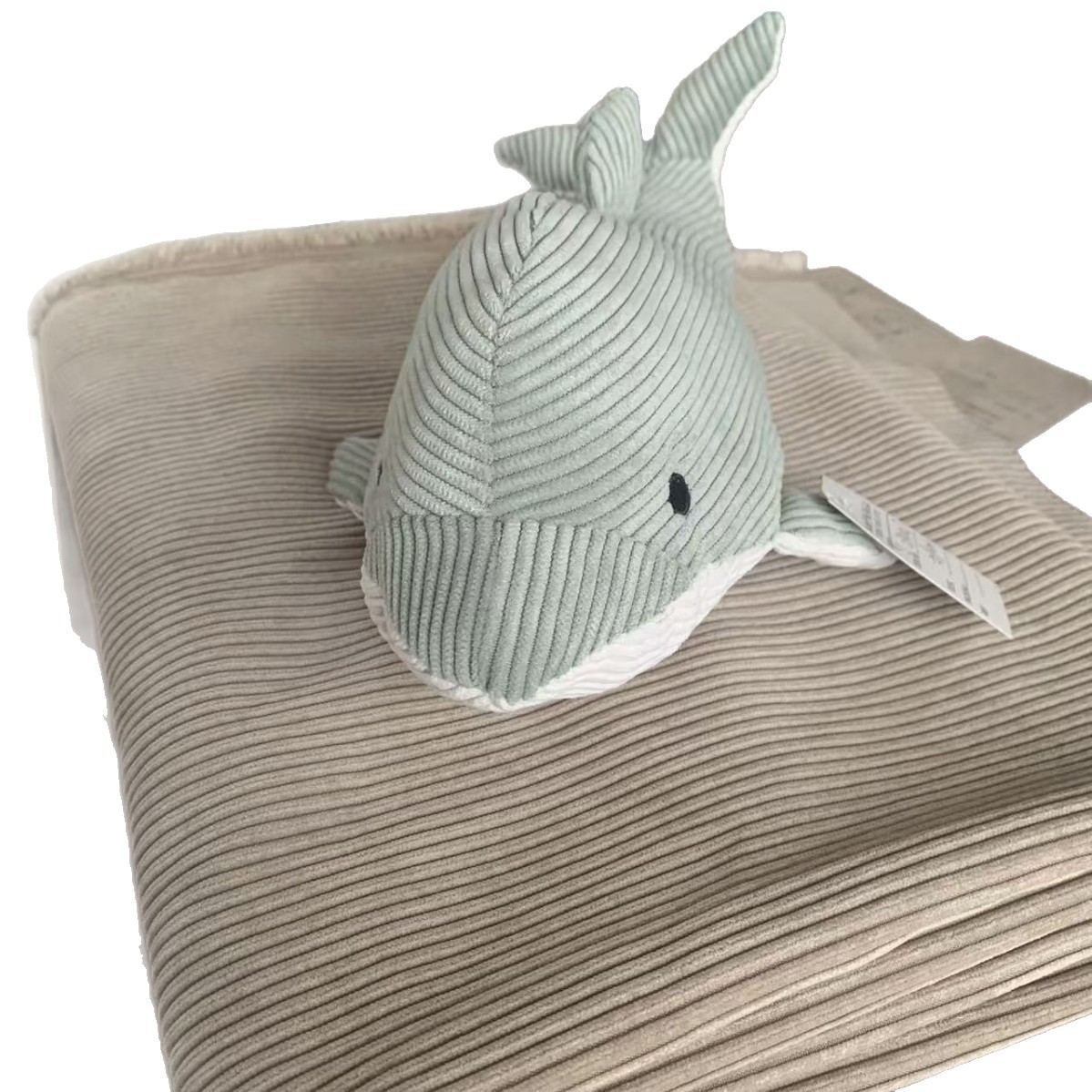Corduroy Dolphin Toy Wholesale Vendor Retro Fabric 0 to 35 Years Old