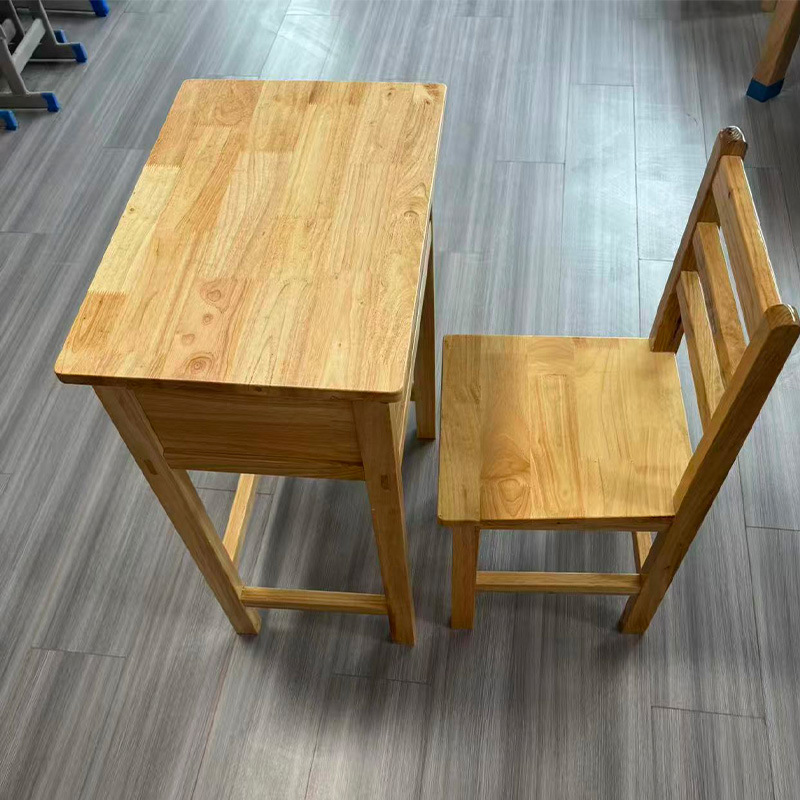 Solid Wood Desks and Chairs, Solid Wood Tables, Children's Study Tables, Primary and Secondary School Students' Solid Wood Desks and Stools, Factory Direct Sales and Wholesale