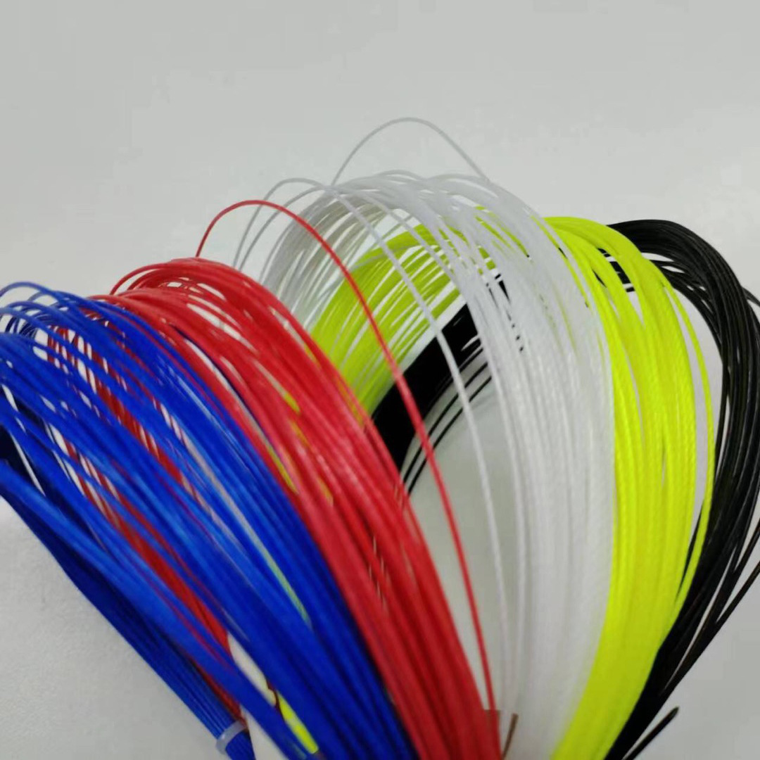 Badminton String Wholesale 0.75 mm 22 Pounds Durable Badminton Racket String Factory High Elastic Training Ball String Can Be Shipped on Behalf of Others