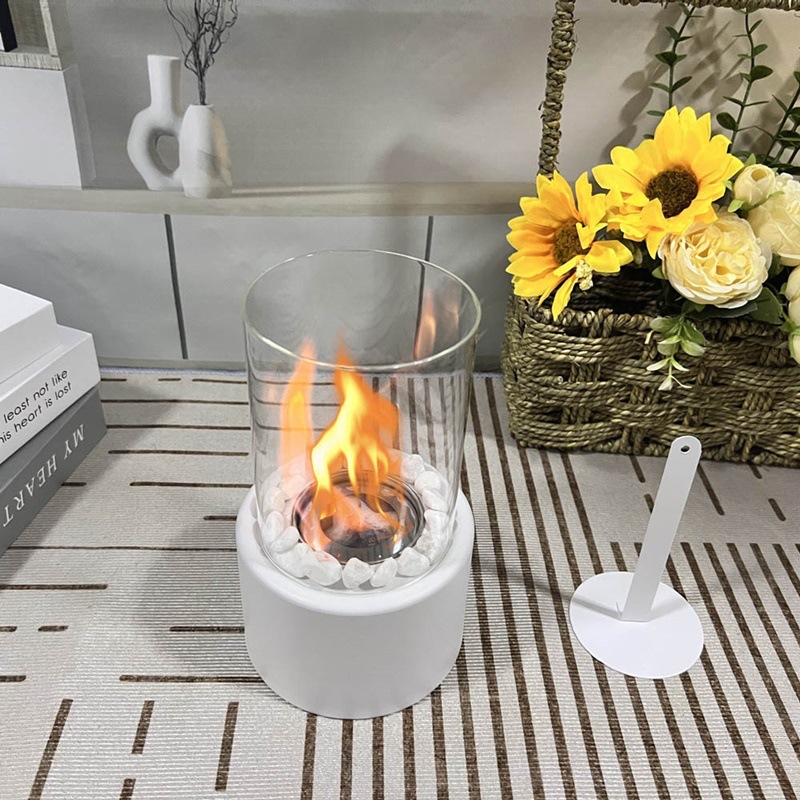 Amazon Fireplace Alcohol Fireplace Atmosphere Fireplace Small Fireplace Desktop Brazier Outdoor Small Fireplace Viewing Stove Lamp