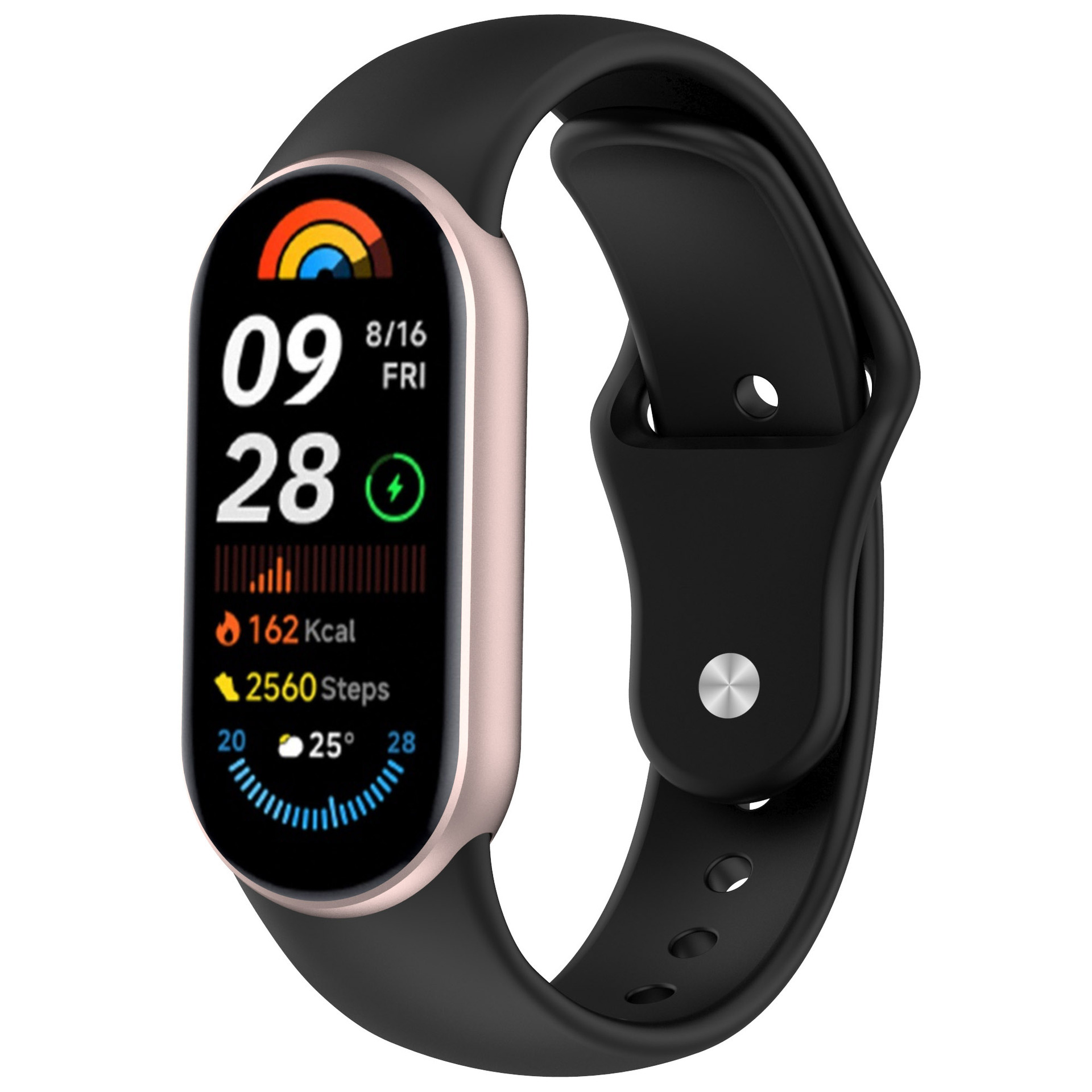 Suitable for Xiaomi Mi Band 10 Reverse Buckle Strap Mi Band9 Sports Strap 8 Nfc Silicone Strap Mi10 Strap