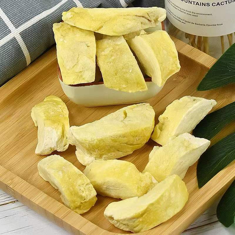 Thai Musang King Freeze-Dried Durian Chunks 116g Dried Fruit Bag Snacks Specialty Direct Wholesale and Dropshipping