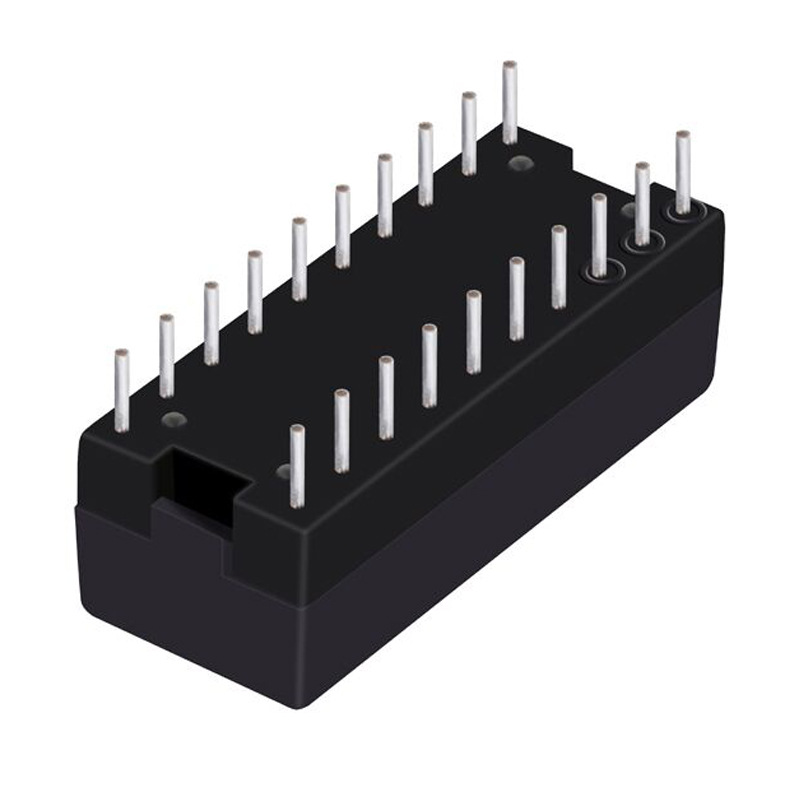 H2001ADG network transformer 100 megabit dual-port Ethernet isolation filter vertical 180 degrees