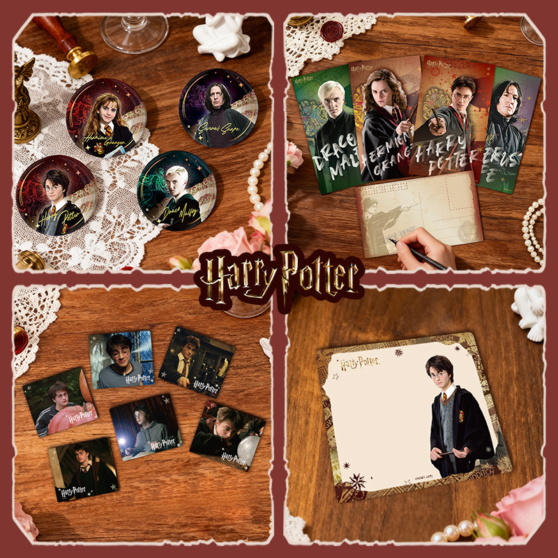 Authentic Harry Potter Character Merchandise: Postcards, Tickets, Bookmarks, Souvenirs, Ticket Holder Set, Hermione, Harry