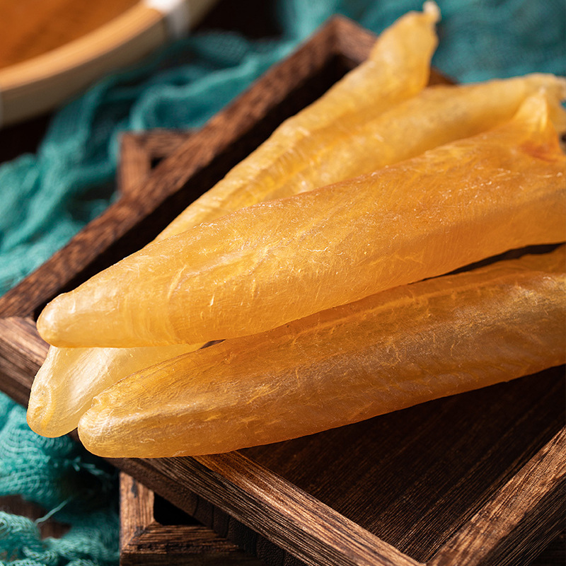 Authentic Yellow Fish Maw, Dried Fish Maw, Yellow Flower Tube, Seafood, Dried Fish Maw, Fish Maw, Low Fishy Smell for Pregnant Women, Wholesale 100g