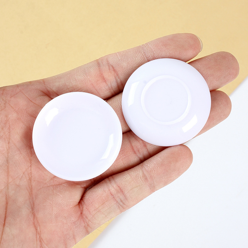 4cm Miniature Artificial Plate Accessories Mini Dinner Plate Plastic Plate Doll House Kitchen Scene Matchinging Props