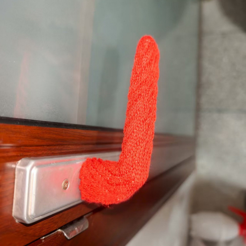 Table and Chair Foot Covers Knitted Wool Door Handle Cover Protective Cover Anti-Collision Wear-Resistant Silicone Cat Thickeneded Table and Chair Foot Covers