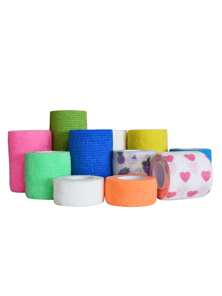 Factory Non-Woven Elastic Finger Protection Wholesale Finger Bandage Self-Adhesive Bandage Sports Ankle Pet Elastic Bandage
