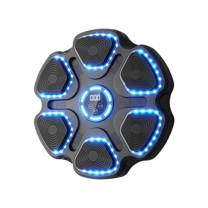 Cross-border upgrade Bluetooth music boxing target light gear adjustment boxing machine home fitness equipment boxing wall target