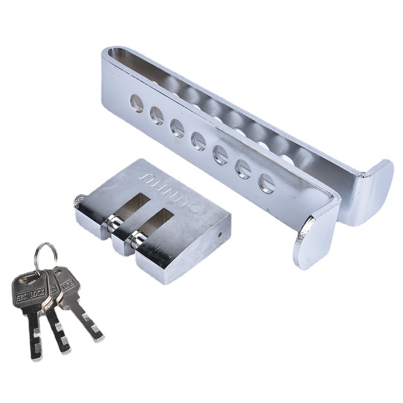 Automobile clutch lock multi-function steering wheel anti-theft lock clutch brake oil door lock adjustable telescopic U-lock