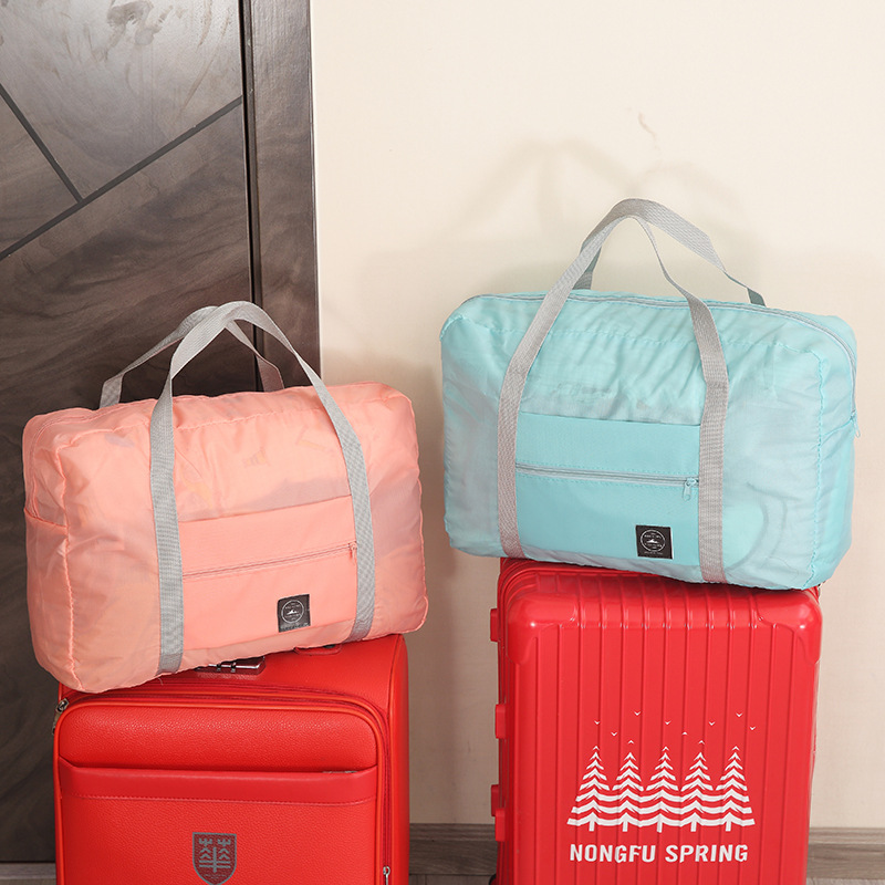 Portable Luggage Storage Bag, Foldable Clothes Storage Bag, Shopping Bag, Airplane Bag, Large Capacity Travel Bag, Maternity Bag