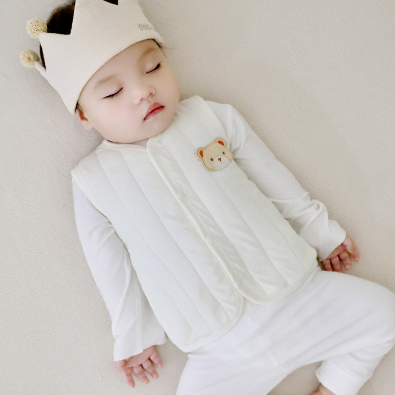 Baby Quilted Vest, Small Month-Old Baby Spring & Fall Vest, Infant Autumn and Winter Warm Vest, Newborn Clothes