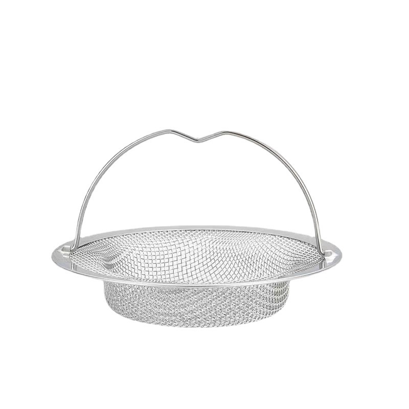 Washing basin filter net stainless steel sink drain net kitchen residue universal kitchen sink filter net sewer net