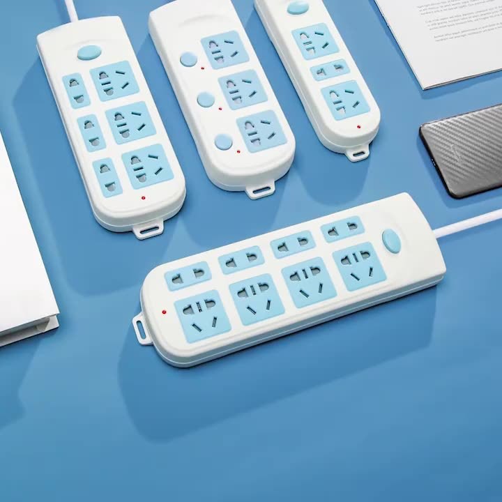 Multi-plug Multi-function Socket Board Wired Plug Board Socket Multi-plug Switch Plug Board Office Household Multi-hole Plug
