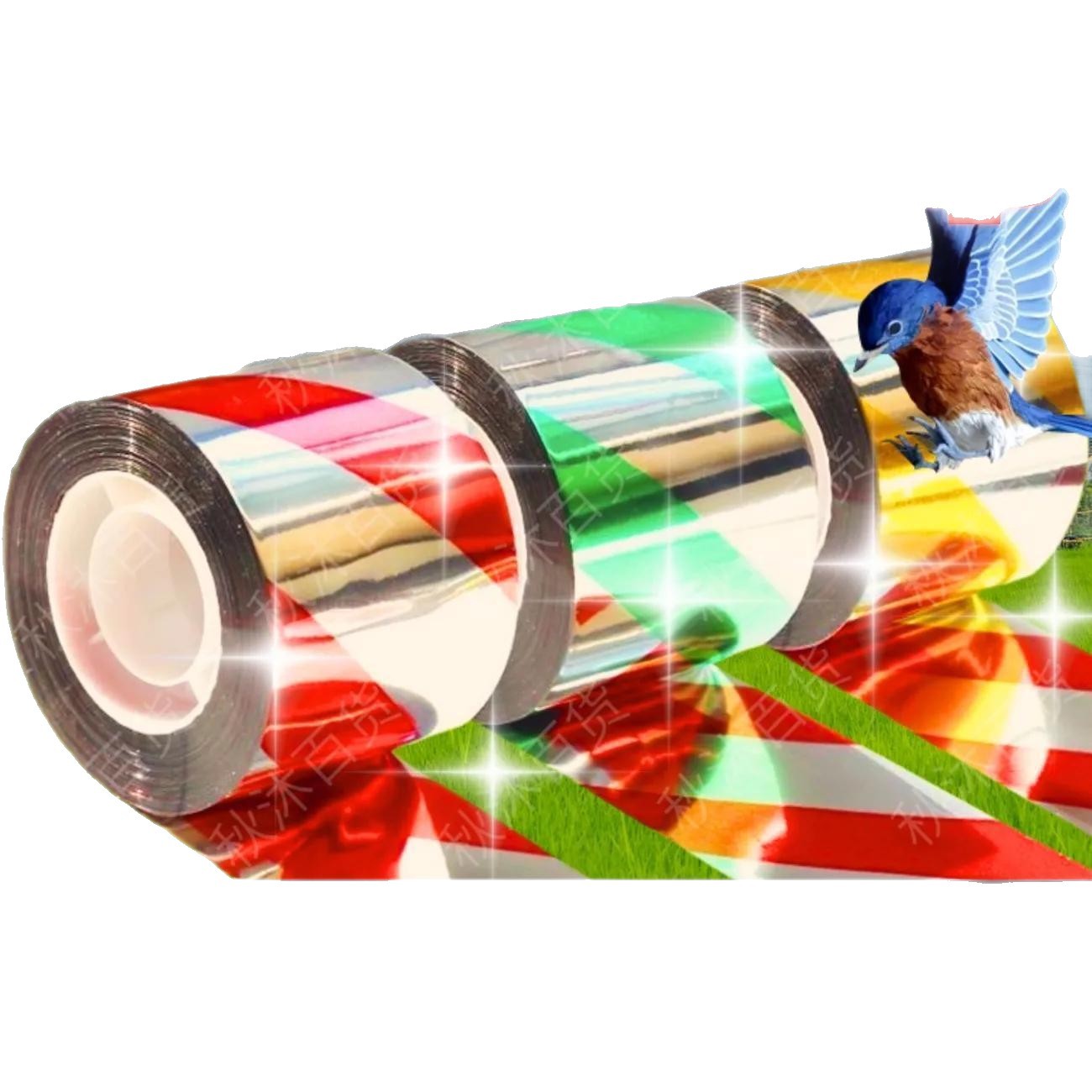 Bird-repellent Ribbon Bird Ribbon Reflective Ribbon Bird-repellent Farmland Bird-repellent Orchard Bird-repellent Colorful Warmer Cover