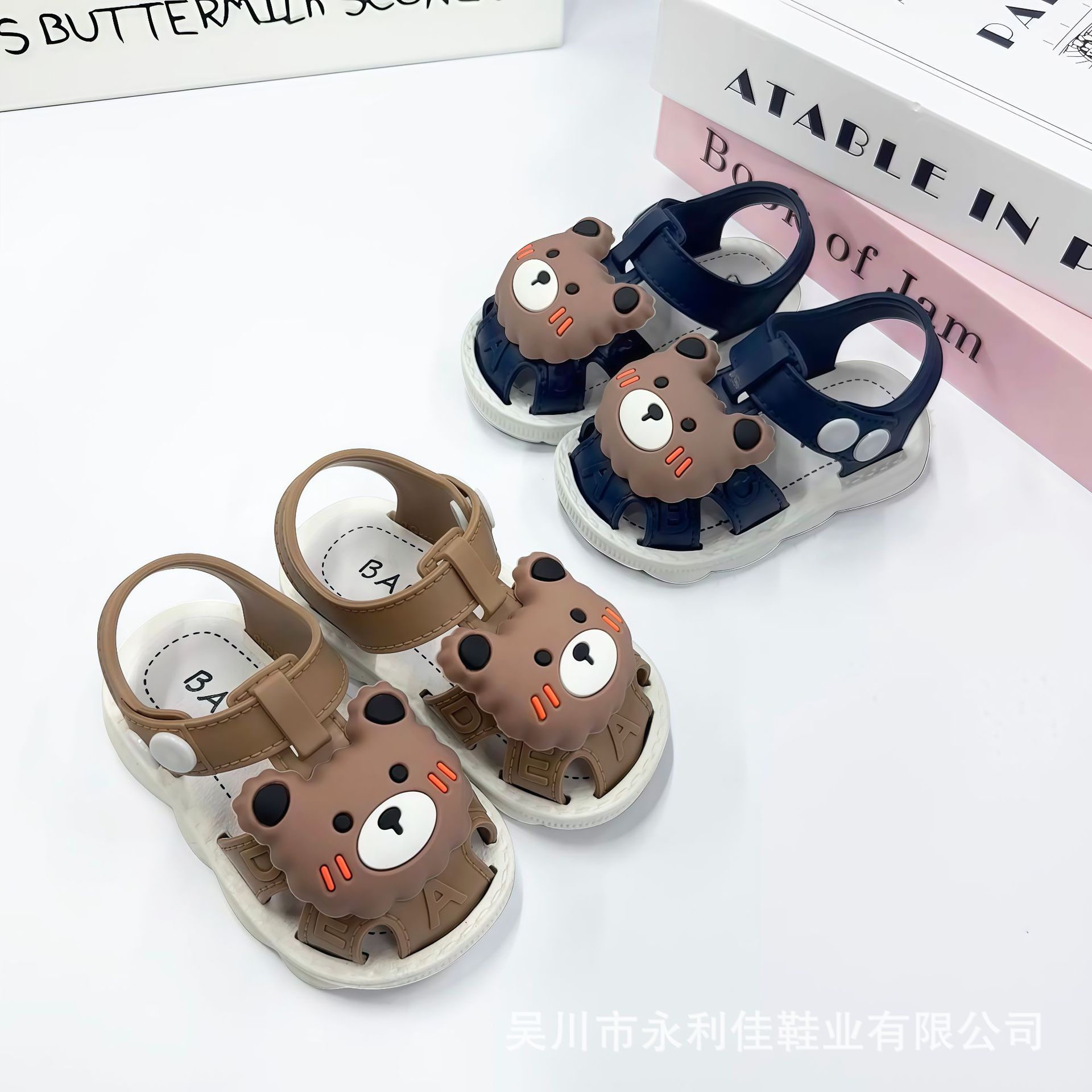 Boys Toddler Shoes Soft Sole Summer Factory Direct Supply Export Foreign Trade Wholesale E-Commerce Children's Baby Boy Toe-Cap Sandals