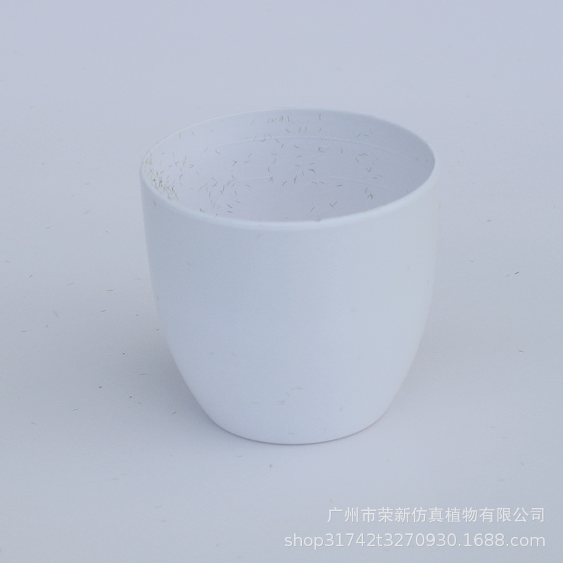 European style simple plastic small flower pot round pot plastic fleshy small flower pot creative home non-porous gardening pot wholesale