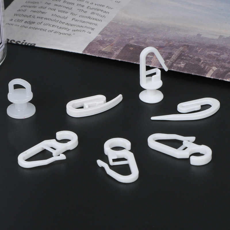 Multi-Series Track Curtain Pulley Silent Curtain Hook Track Accessories Buckle Nano Wheel Multi-Specification Wholesale