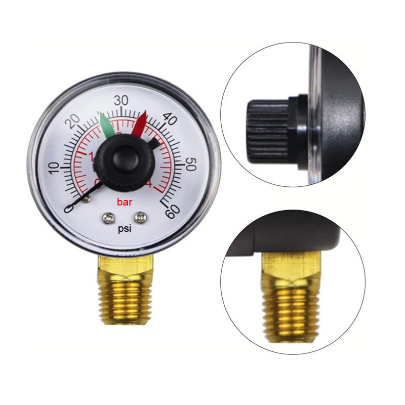 Hayward ECX271261 Pressure Gauge Replacement Parts Sand Pump Spa Replacement Pressure Gauge with Sowing Disk