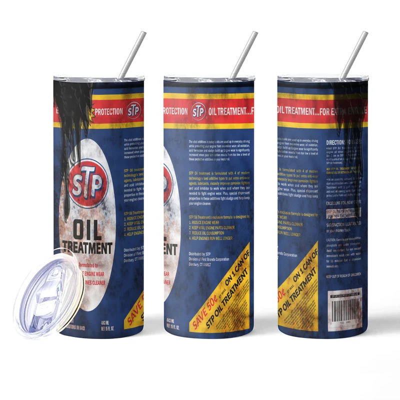 20 унций Винтажные узкие стаканы для масла с соломинками A