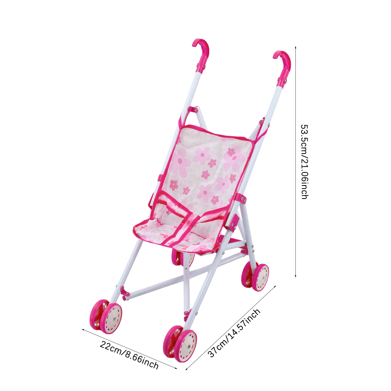 Cross-Border Children's Toys Girl's Play House with Doll Stroller Simulation Baby Doll Foldable Stroller