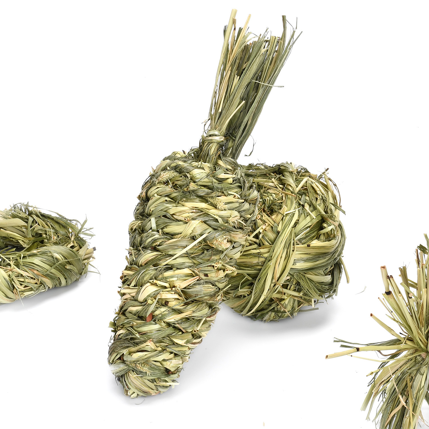 Rabbit, Chinchilla, Boredom Relief Toy, Straw Ball, Timothy Ball, Complete Set of Exotic Pet Teething Snacks, Pet Supplies