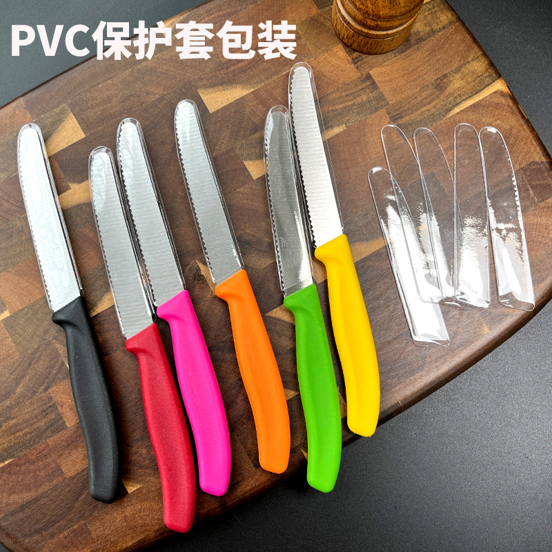 Cross-border Stainless Steel Steak Knife Serrated Western Knife Restaurant Hotel Tableware Camping Western Steak Knife in stock