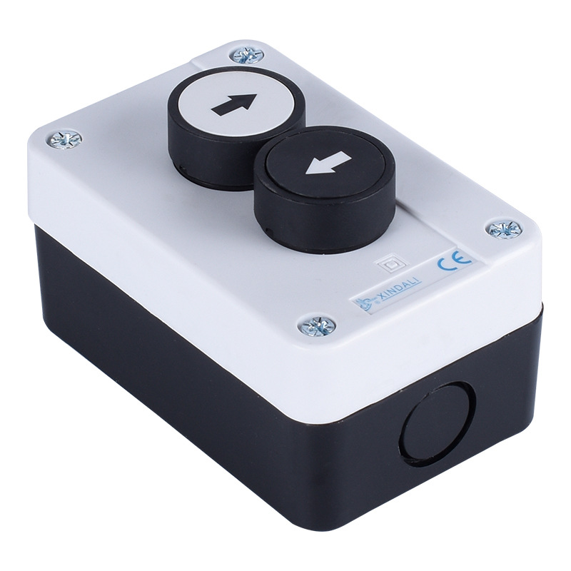 2-Hole Elevator Machine Tool Fan Lift Outdoor Waterproof and Anti-Corrosion 22mm Button Switch Box Control Box Customization