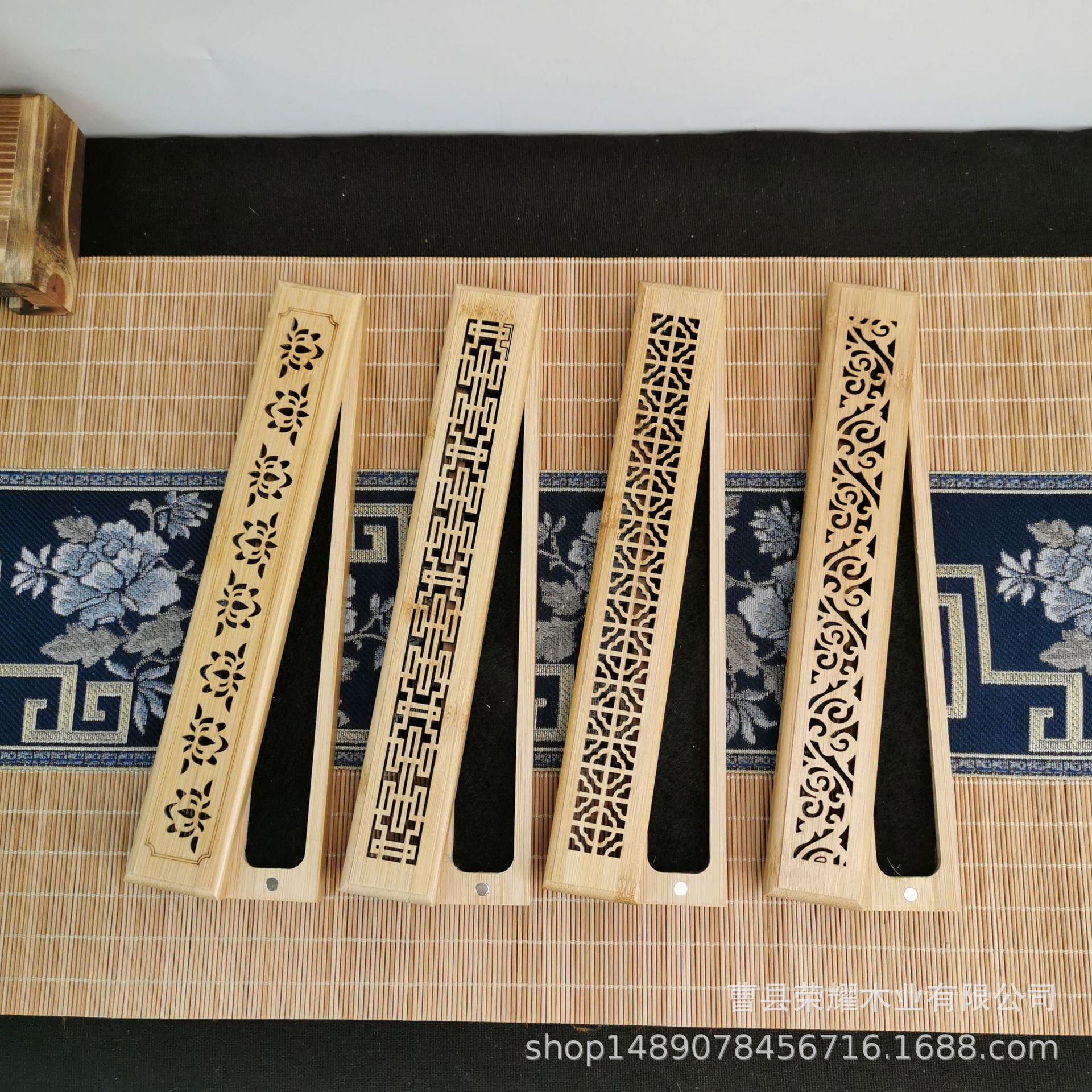 Spot bamboo incense box bamboo thread incense box lying incense burner household indoor sandalwood burner incense way aromatherapy burner lying incense box