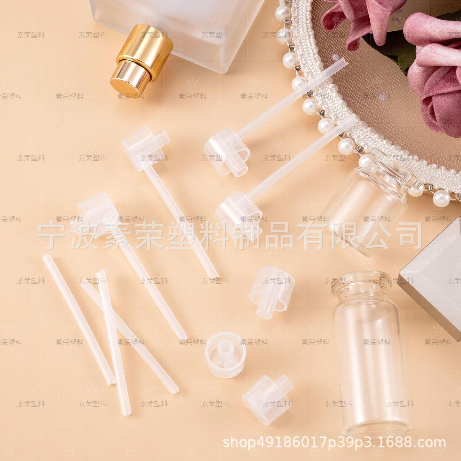 Free Shipping Cross-Border Plastic Perfume Dispensing Device Artifact Essential Oil Accessories Wholesale Push-Type Nozzle Dispensing Tool Pump Head