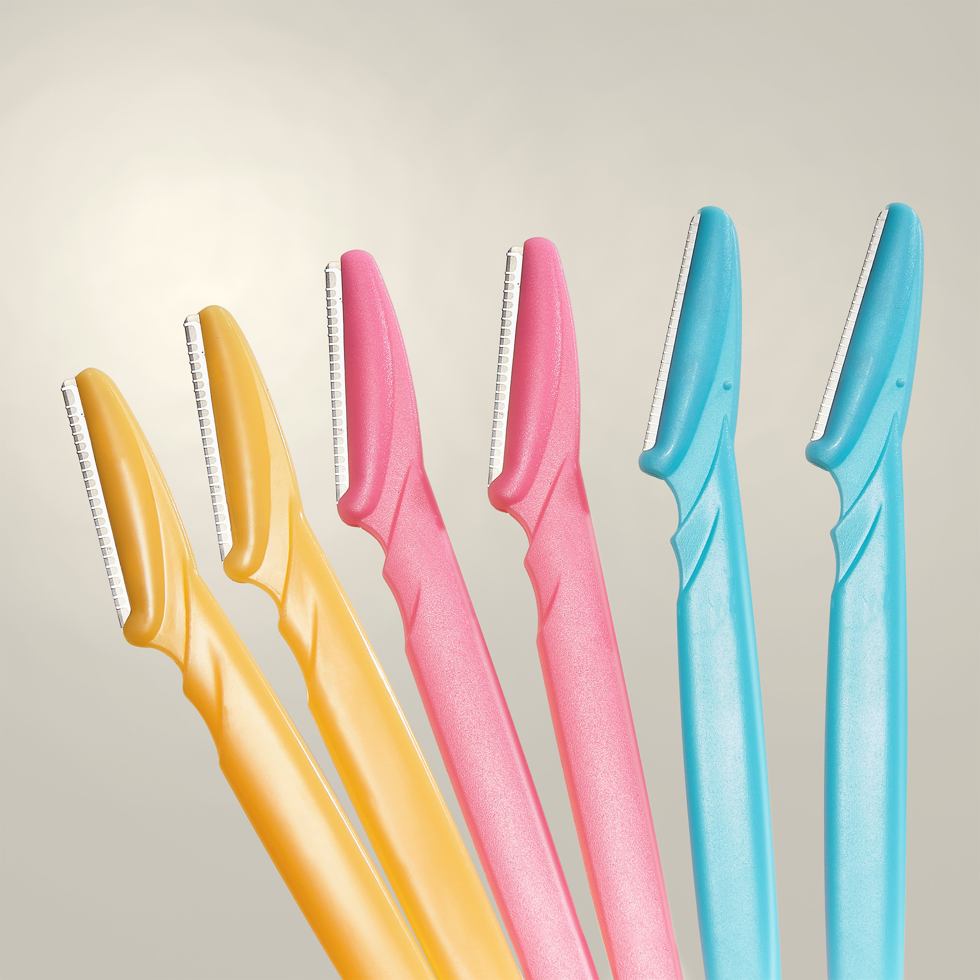 Factory eyebrow trimming knife stainless steel eyebrow shaving knife professional eyebrow shaving blade for beginners makeup artist eyebrow shaving tool