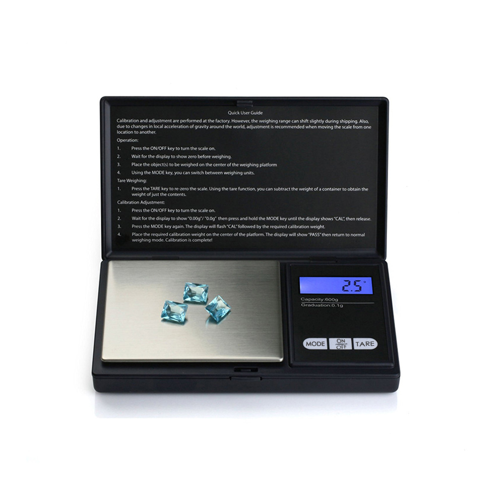Factory direct supply portable jewelry scale 0.01g mini mini pocket scale high precision tool box scale