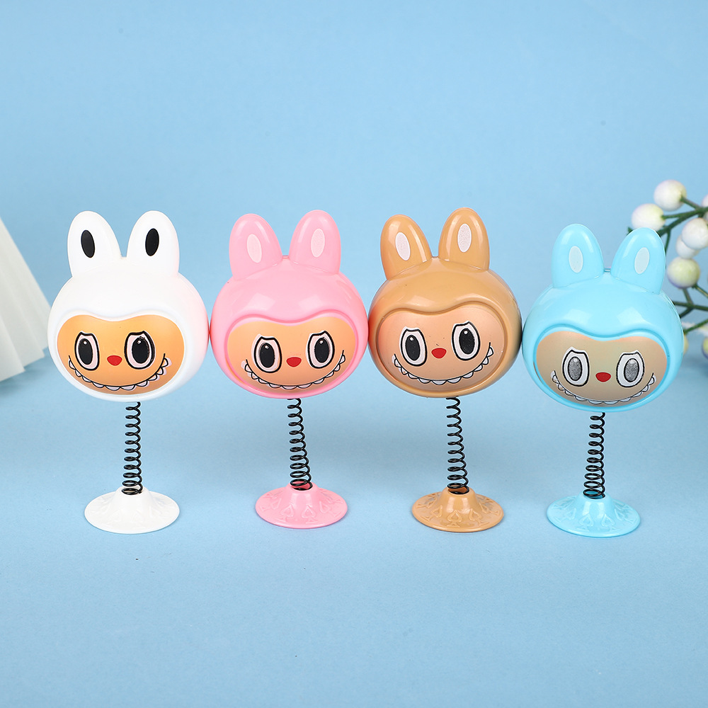 Cute Internet Celebrant Strawberry Bear Car Shake Children's Helmet Decoration Cartoon Electric Car Accessories Safety Helmet