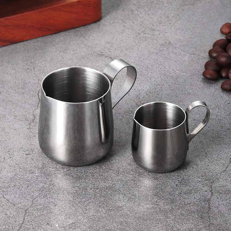 Мини-кувшин для молока из нержавеющей стали 304, чашка для латте-арта, маленький молочный кувшин, кофейные инструменты